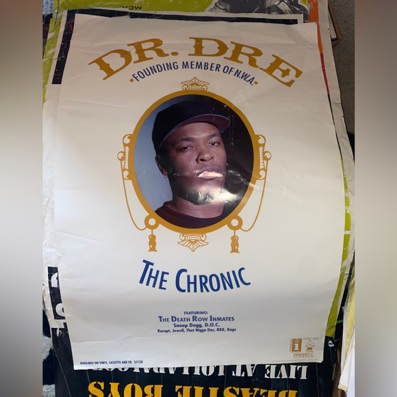 Other - 24X36" Vintage Promo West Coast Rap Poster DR. DRE